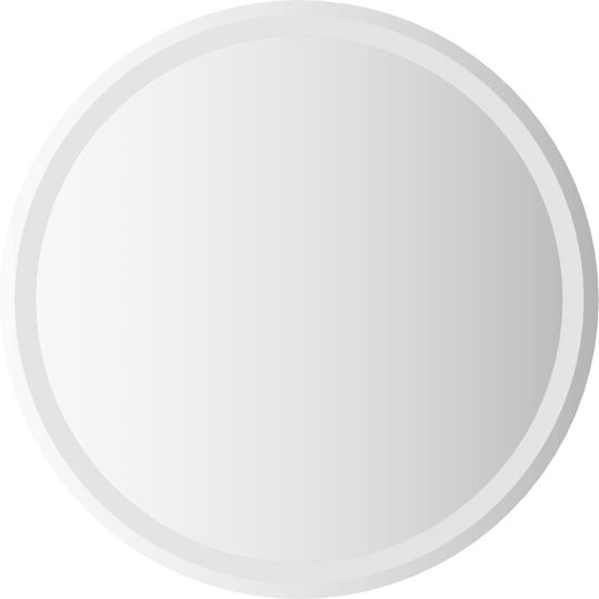 vidaXL Огледало за баня LED Touch 70x70cm Прозрачен