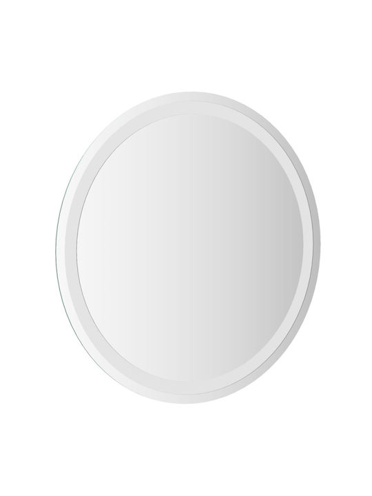 vidaXL Καθρέπτης Μπάνιου Led Αφής 60x60cm Διάφανος
