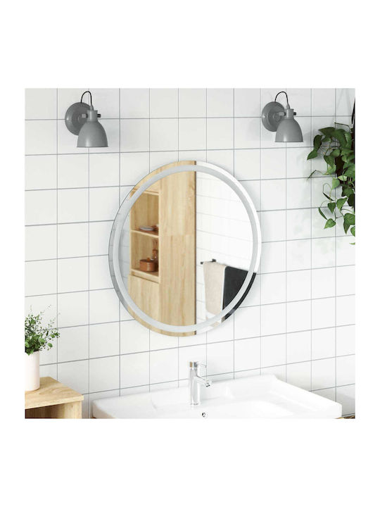 vidaXL Badezimmerspiegel Led Berührung 70x70cm Transparent