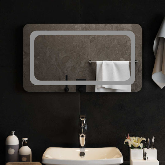 vidaXL 42045833 Oglindă LED 70x40cm Transparentă vidaXL 42045833 Oglindă LED 70x40cm Transparentă