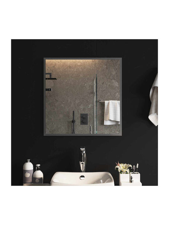 vidaXL Badezimmerspiegel Led 60x60cm Transparent