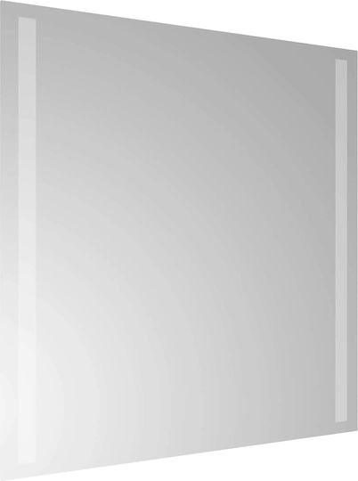 vidaXL Bathroom Mirror Led 50x50cm Transparent