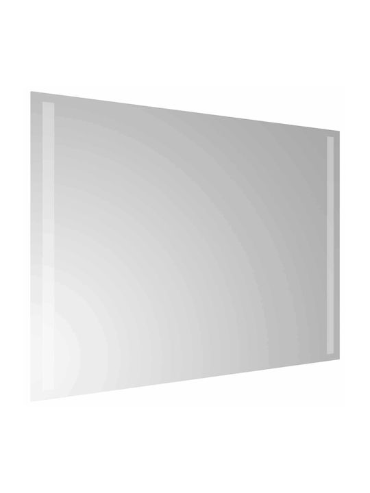vidaXL Badezimmerspiegel Led 70x50cm Transparent
