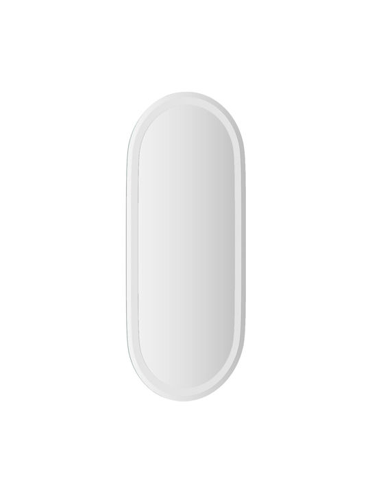 vidaXL Καθρέπτης Μπάνιου Led 80x35cm Διάφανος