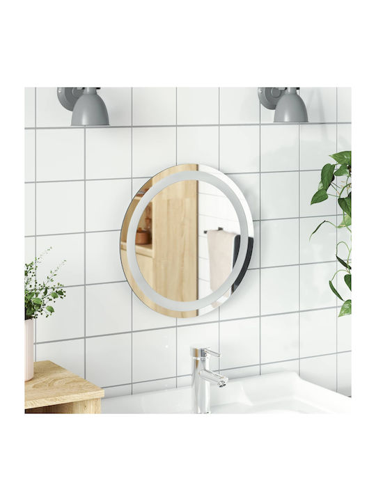 vidaXL Badezimmerspiegel Led Berührung 40x40cm Transparent