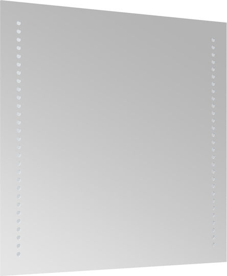 vidaXL Badezimmerspiegel Led 50x50cm Transparent