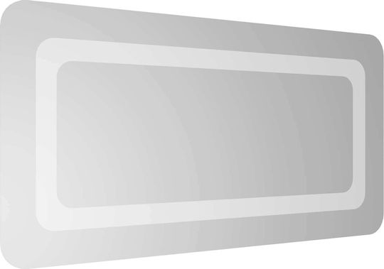 vidaXL Καθρέπτης Μπάνιου Led 60x30cm Διάφανος