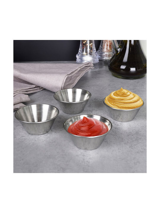 Boluri de Sos din Metal 6cm 40ml Set 4