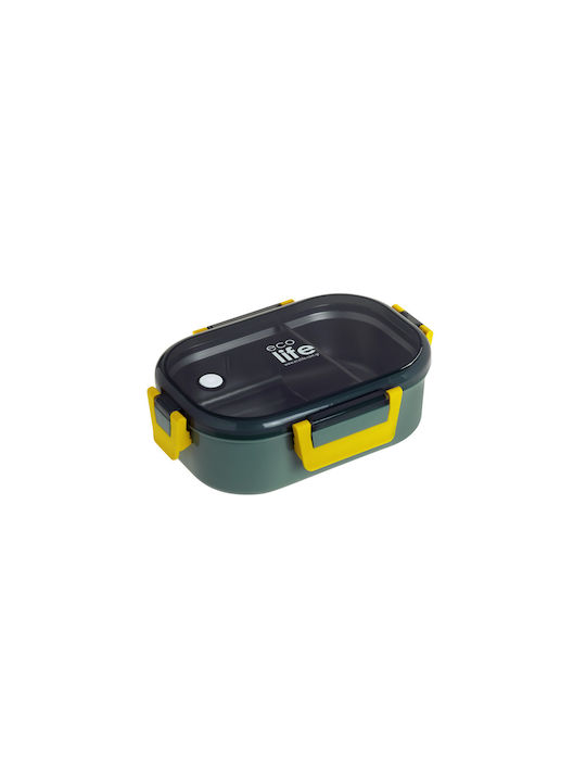 Ecolife Spoon Δοχείο Φαγητού Inox Πράσινο 900ml