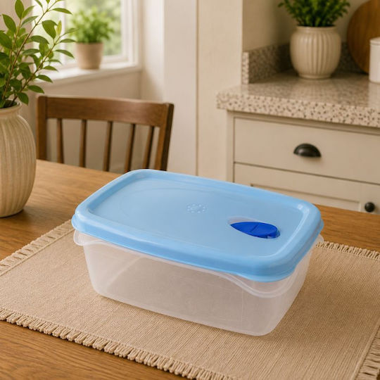 Bama Microwave Plastic Lunch Box Transparent 2000ml