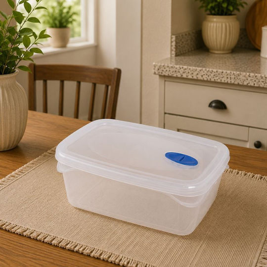 Bama Microwave Plastic Lunch Box Transparent 2000ml