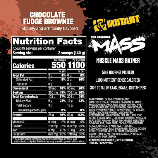 Mutant Muscle cu Aromă Triple Chocolate 2.27kg