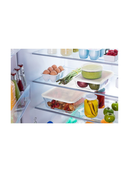 Pyrex Δοχείο Φαγητού Γυάλινο Λευκό 2.6lt
