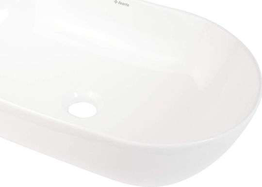 Deante Επικαθήμενος Νιπτήρας Πορσελάνης 50x36cm Deante Επικαθήμενος Νιπτήρας Πορσελάνης 50x36cm