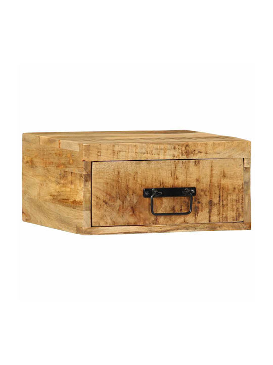 Bedside Tables Made of Solid Brown Wood 2 Pieces 40x30x19cm