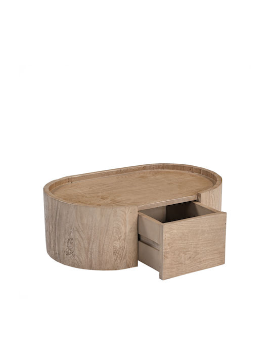 Nachttisch Minimal Holz Braun 60x35x20cm