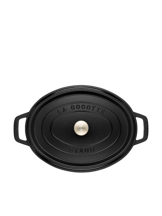 Staub Кокот Гастрономически Съд Овален Чугунен 37x25см 8л