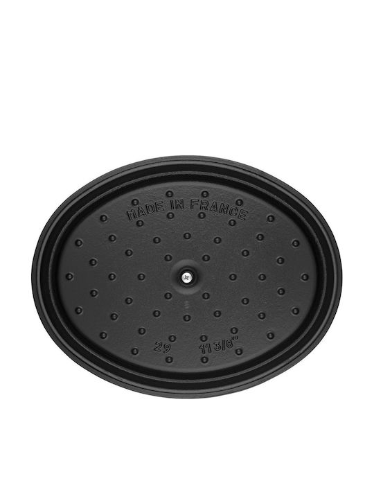 Staub Кокот Гастрономически Съд Овален Чугунен 37x25см 8л