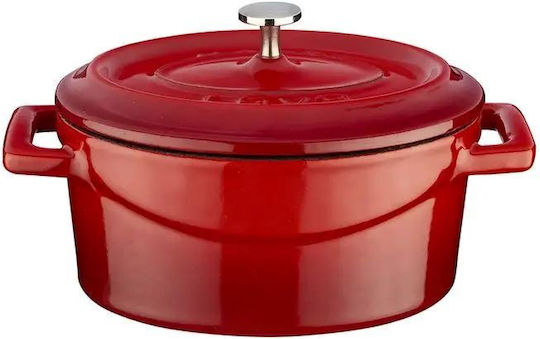 Lava Гърне Овално Метално 16x10см