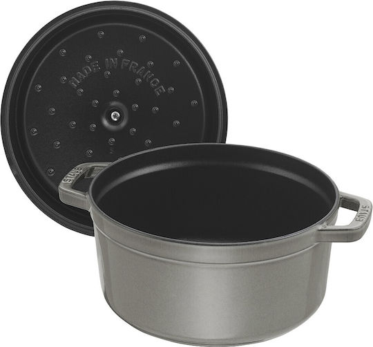 Staub Gusseiserner Rund-Niederländischer Ofen 28,7x27,1cm 2,6l