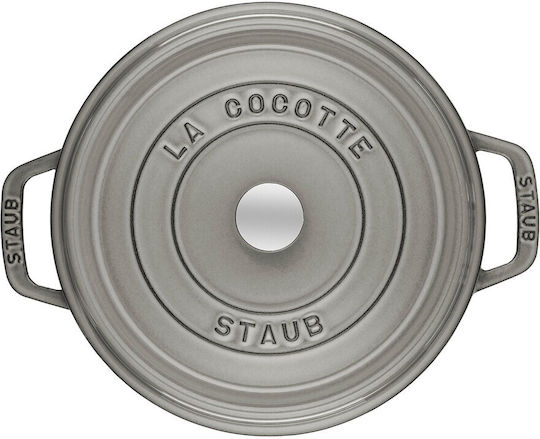 Staub Gusseiserner Rund-Niederländischer Ofen 28,7x27,1cm 2,6l