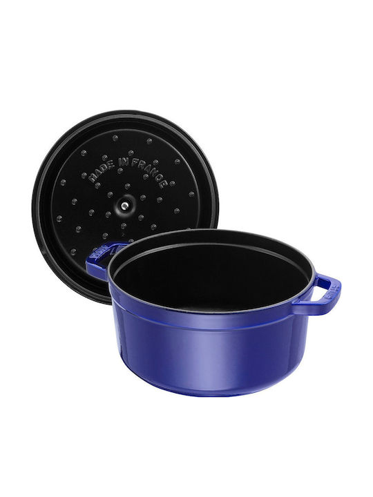 Staub La Cocotte Γάστρα Στρογγυλή Μαντεμένια 2.6lt