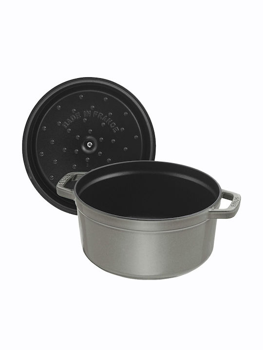 Staub La Cocotte Γάστρα Στρογγυλή Μαντεμένια 12.6cm 12.6lt