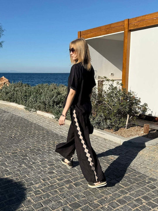 Women's Arianne Co-ord Set Set with Trousers in Relaxed Fit