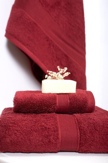 Biokarpet Naf Naf Bonjour Towels Deep Red-50x100 Biokarpet Naf Naf Bonjour Towels Deep Red-50x100