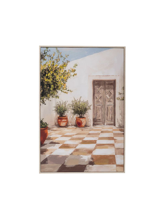 Iliadis Greek Island Painting on Canvas 60x90cm