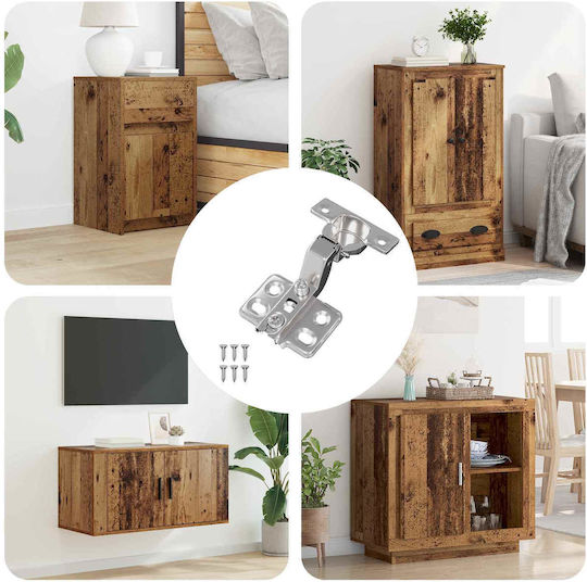 Vidaxl Άξονας 12 Pcs Νίκελ 85 X 52,5 X 9,5 Χιλ Σίδερο