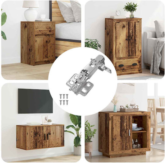 Vidaxl Άξονας 126 Pcs Νίκελ 139 X 64,1 X 10 Χλμ Σίδερο