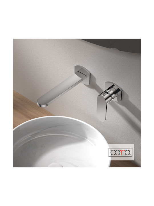 Cora Built-in Faucet Mixer for for Bathroom Sink Bronze