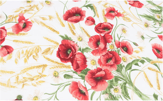 Dimeco Fabric Red Placemats 50x35cm