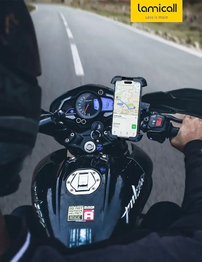 Lamicall Bscp01 Anti-Vibration Mobile Phone Holder Handlebar Motorcycle Bicycle Black