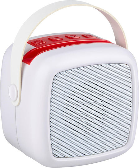 Cti Тонколона Karaoke с Безжични Микрофони и Светлинни Ефекти J_87112524243_ Червен