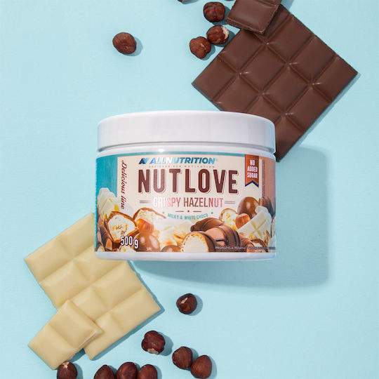 AllNutrition Întindere de Pâine Nutlove Crispy Hazelnut fără Zahăr Adăugat 500gr