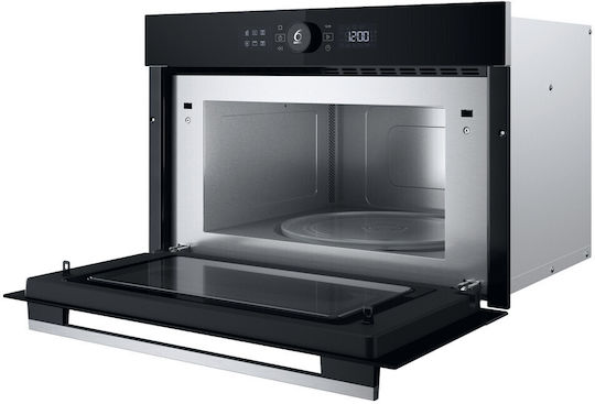Whirlpool Εντοιχιζόμενος Φούρνος Μικροκυμάτων με Grill 31lt Γκρι