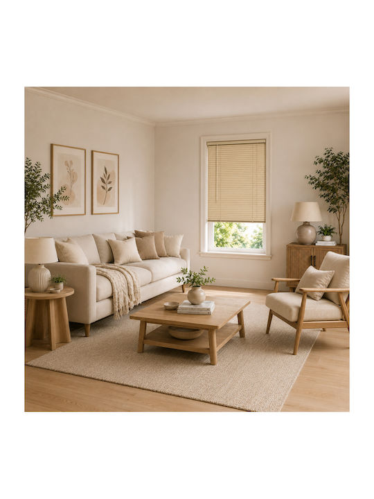 MRShome Aluminum Shading Blind In Beige Colour W100xH140cm