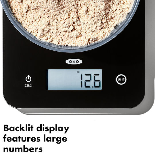 OXO Digitale Küchenwaage bis 5kg Schwarze