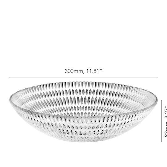 Nachtmann Ethno Dekorative Schale Kristall Transparent 30x30cm