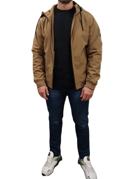 Winter Jacket Softshell Waterproof and Windproof Otter