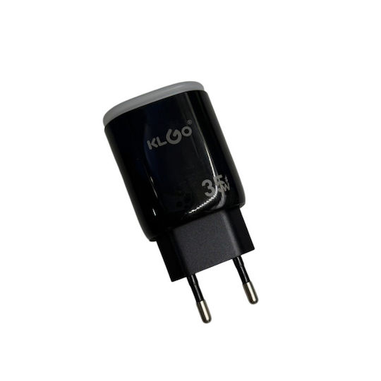 KLGO Charger Without Cable 35W Power Delivery Black (RL16203)