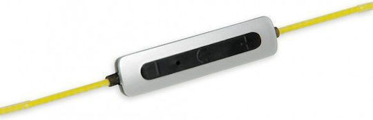 iBox X1 In-ear Bluetooth Handsfree Ακουστικά Κίτρινα