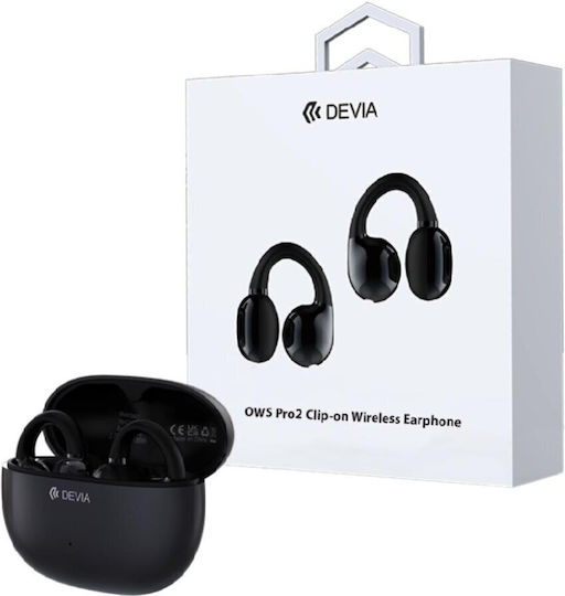 Devia EM402 Pro2 In-Ear Bluetooth-Freisprecheinrichtung Kopfhörer mit Ladeetui Schwarz