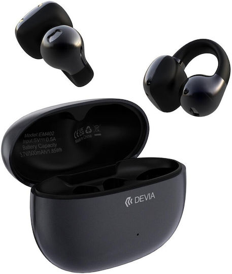 Devia EM402 Pro2 In-Ear Bluetooth-Freisprecheinrichtung Kopfhörer mit Ladeetui Schwarz