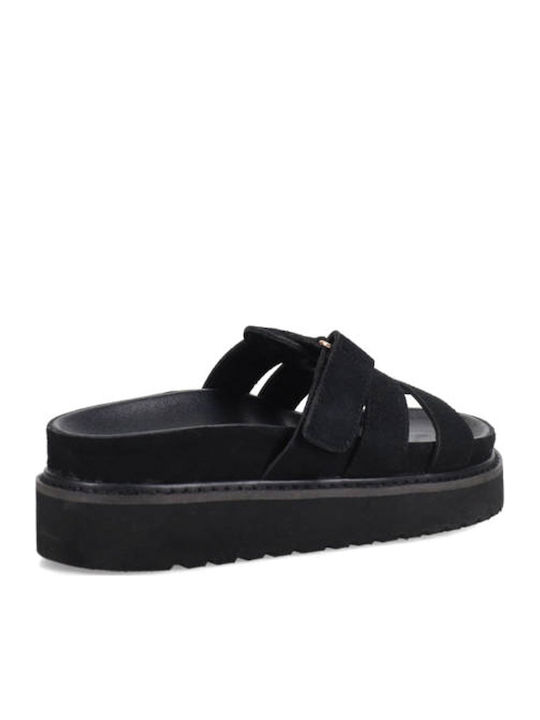 Γυναικεία Σανδάλια Flatforms Μαύρα