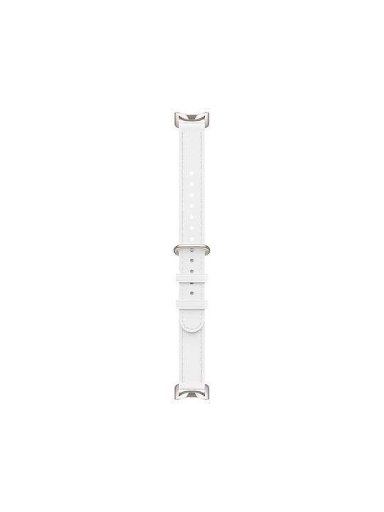Xiaomi Curea Piele Alb (Smart Band 8 / Smart Band 9 / Smart Band 10)