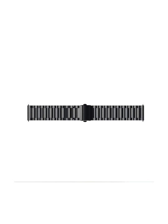 Tech-Protect Three Bead Λουράκι Ανοξείδωτο Ατσάλι Μαύρο (Galaxy Watch (46mm) / Gear S3Mi Watch)