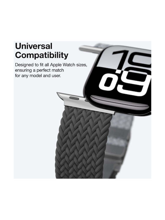 Set 2 Amazingthing Blend Band Für Apple Watch 45 46 49mm Grau-Schwarz/Grau